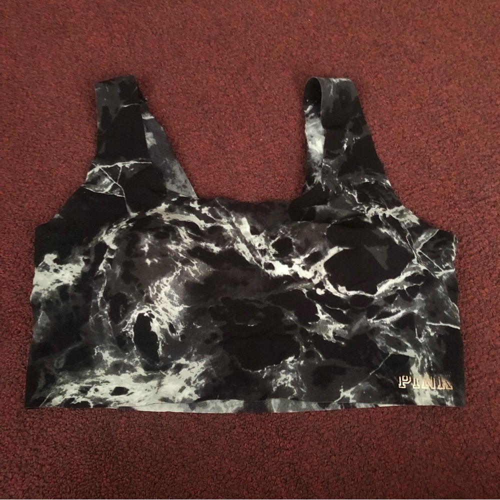 PINK Victoria’s Secret marble print bralette L